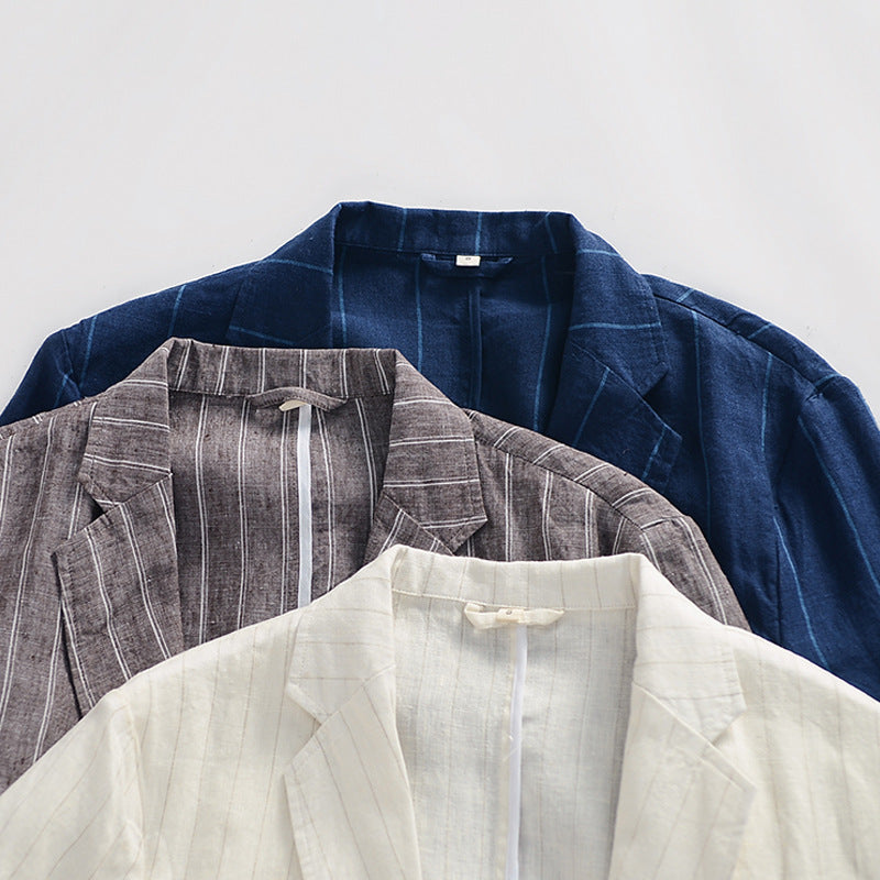 Fashion Striped Casual Jacket Men – image 3
