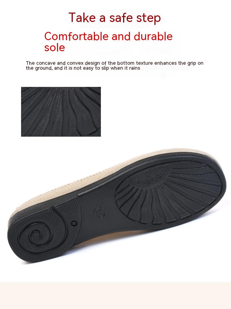 Casual Shoes For Women Flying Woven Women's Shoes Breathable Women Hollow Out Soft Bottom Mom Shoes – image 4