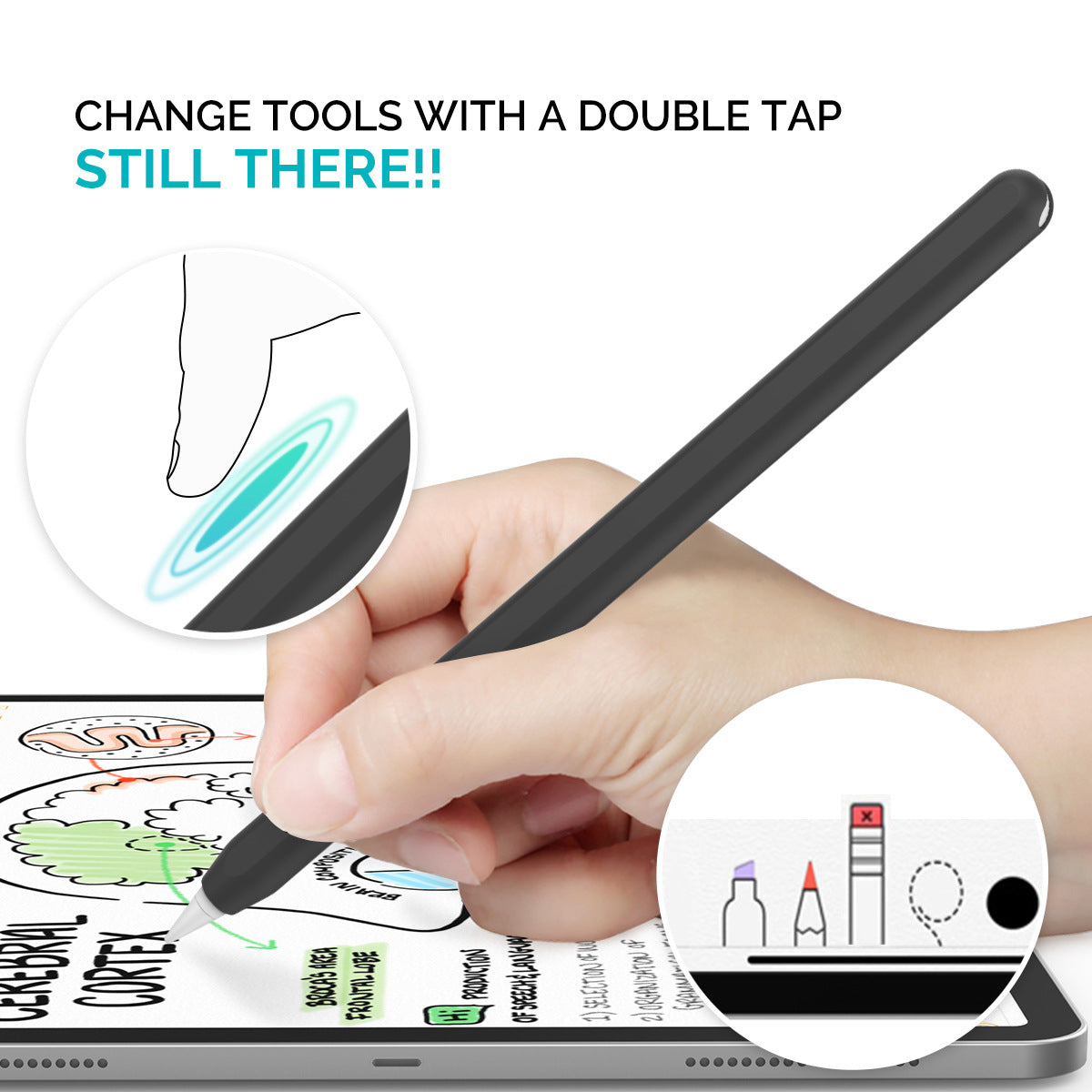 Pen Sleeve Luminous Silicone Color Accessories Universal – image 9