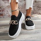 Chain Flats Shoes Women Breathable Mesh Shoes – image 6