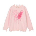 Fashion Butterfly Rhinestone Sweater Men – image 6