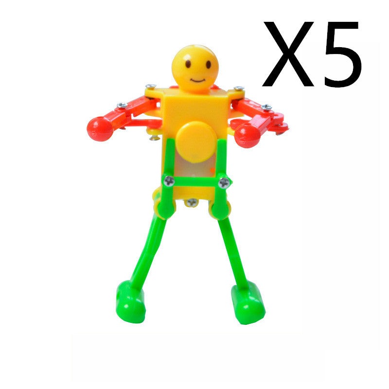 Clockwork Dancing Robot Clockwork Gymnastics Creative Small Toys Novelty Toys Christmas Goods Gift For Kids Fidget Toys – image 5