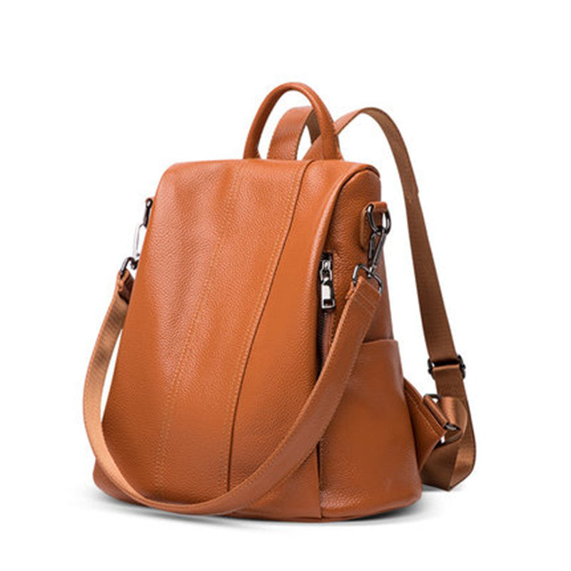 Fashion Backpack Genuine Leather Women – image 5