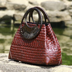 Straw bag women handbag hand bag – image 5