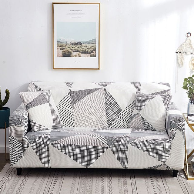 Printed sofa cushion sofa cover sofa cover – image 11