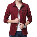 Slim thin jacket jacket men – image 9