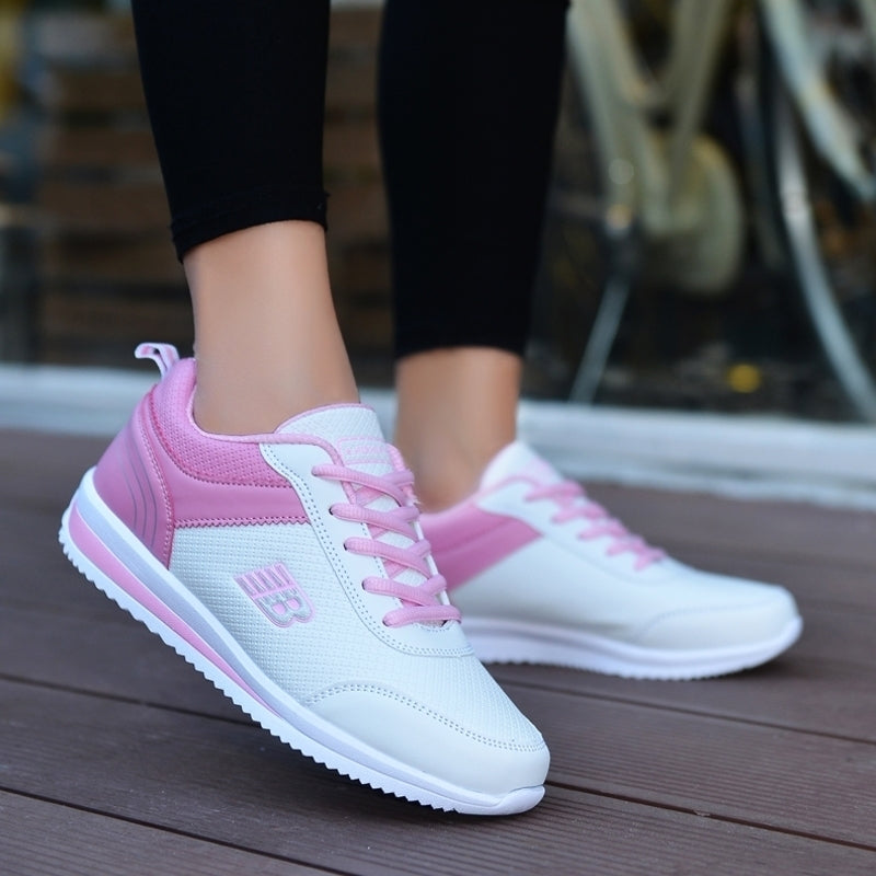Leather student sneakers women – image 2