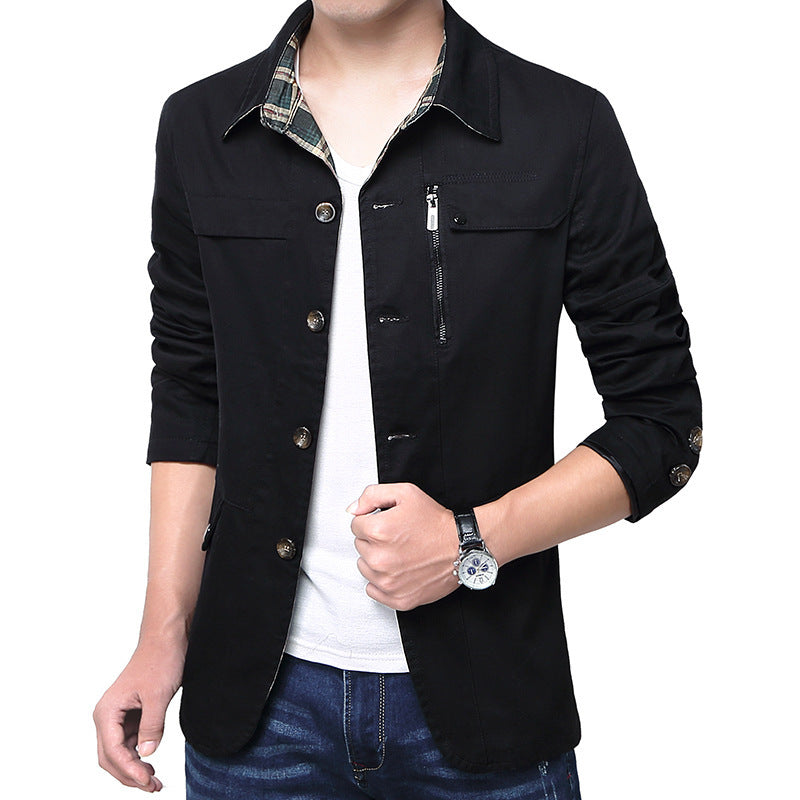 Slim thin jacket jacket men – image 5
