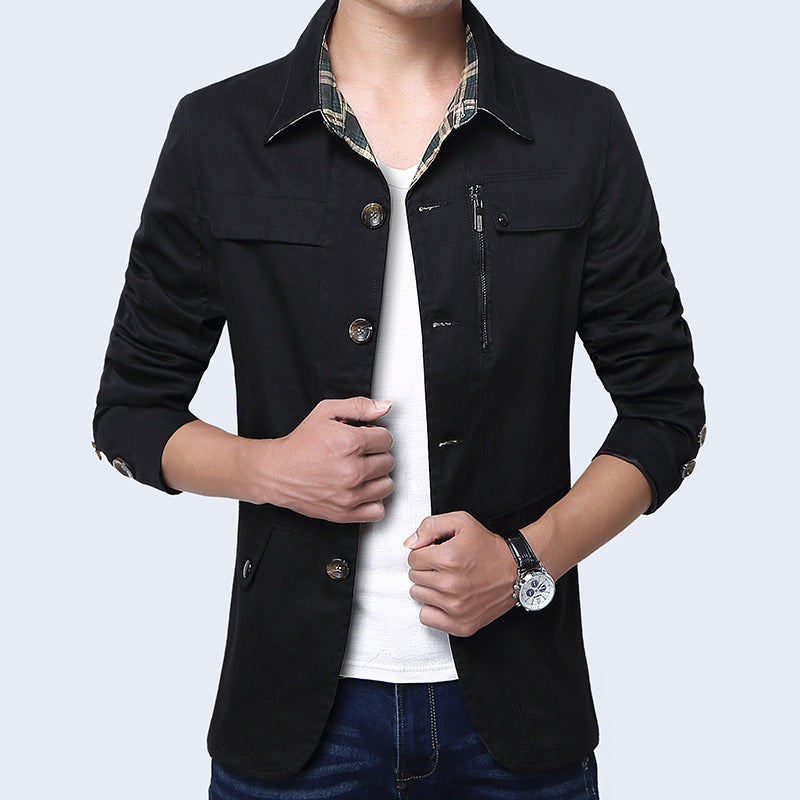 Slim thin jacket jacket men – image 2