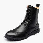 Korean casual tooling boots leather boots men – image 2