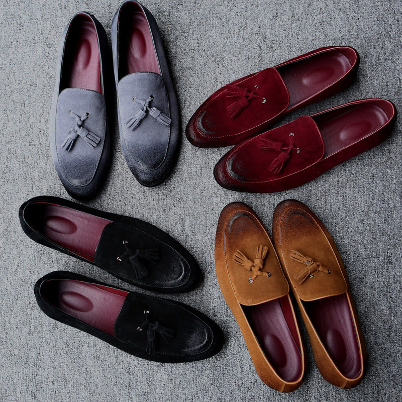 Pea shoes leather shoes for men – image 4