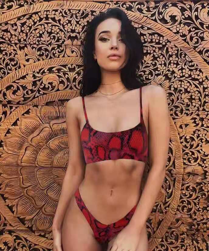 Ladies leopard print bikini swimsuit – image 7