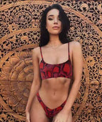 Ladies leopard print bikini swimsuit – image 7