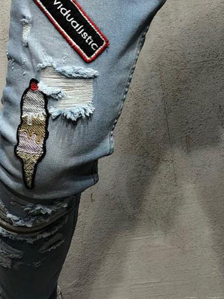 Casual jeans men fashion – image 2