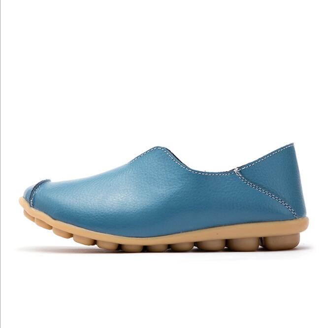 Ladies Flats Shoes Women Genuine Leather Shoes – image 3