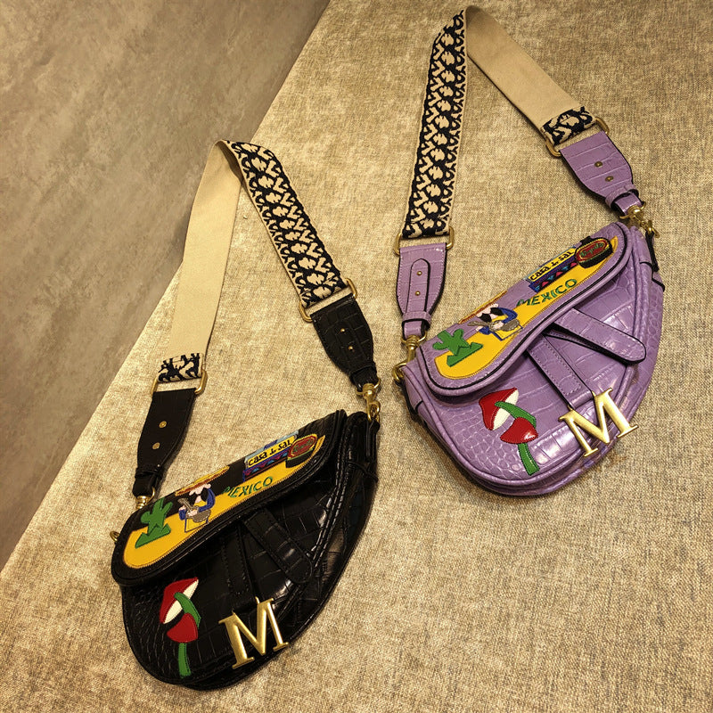 Embroidered Messenger Bag Shoulder Bag Women – image 2