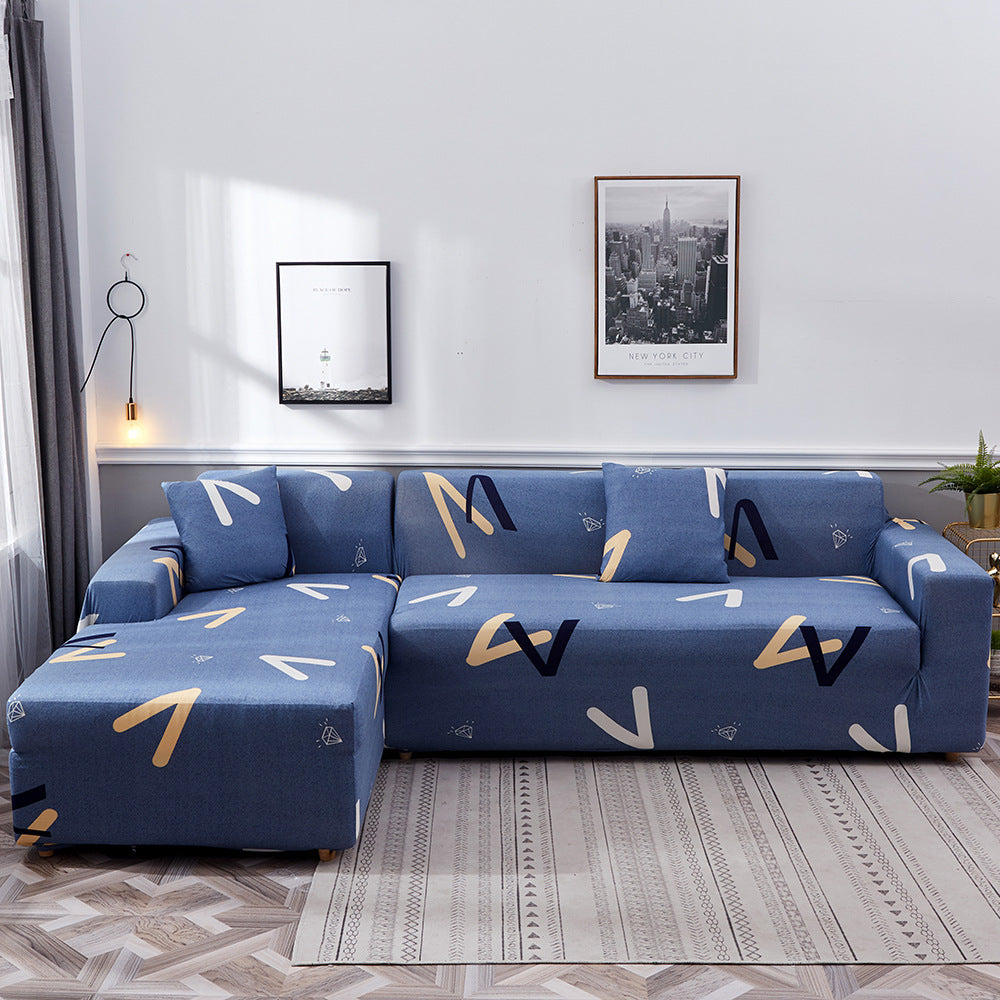 Printed sofa cushion sofa cover sofa cover – image 17