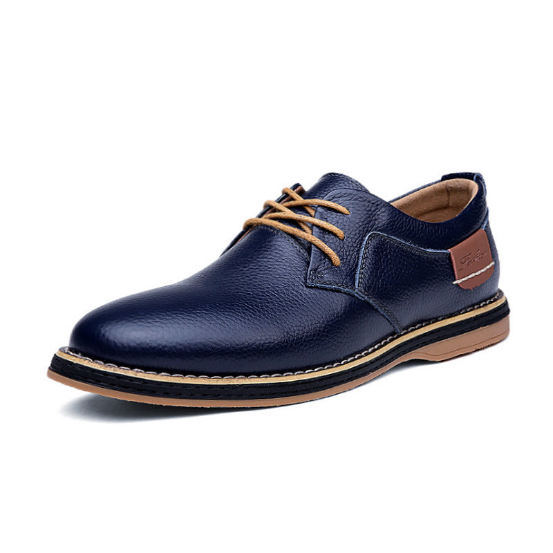 Large Size Leather Shoes Men 48 Leather British Shoes Men – image 4
