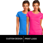 Pure Color Women T-shirt, Custom, Cotton T-shirt – image 6