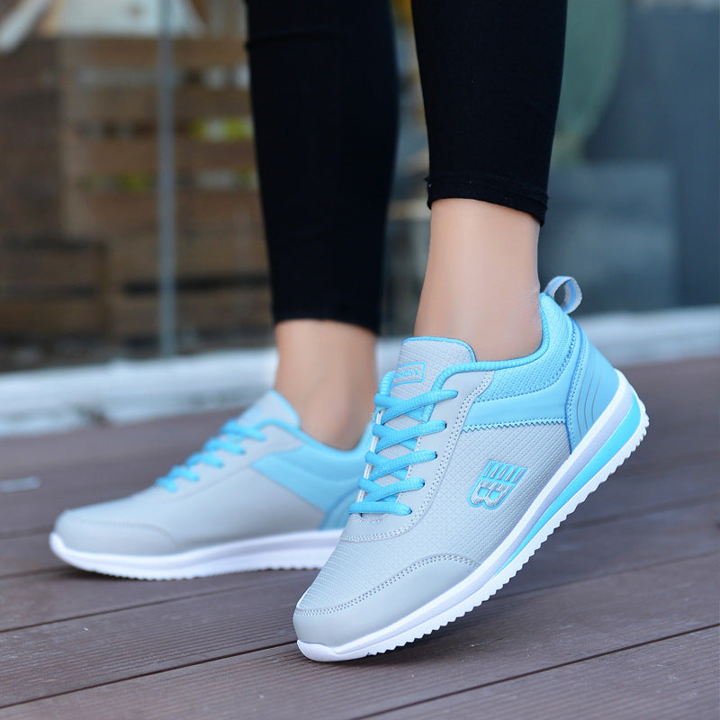 Leather student sneakers women – image 8