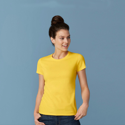 Pure Color Women T-shirt, Custom, Cotton T-shirt – image 2