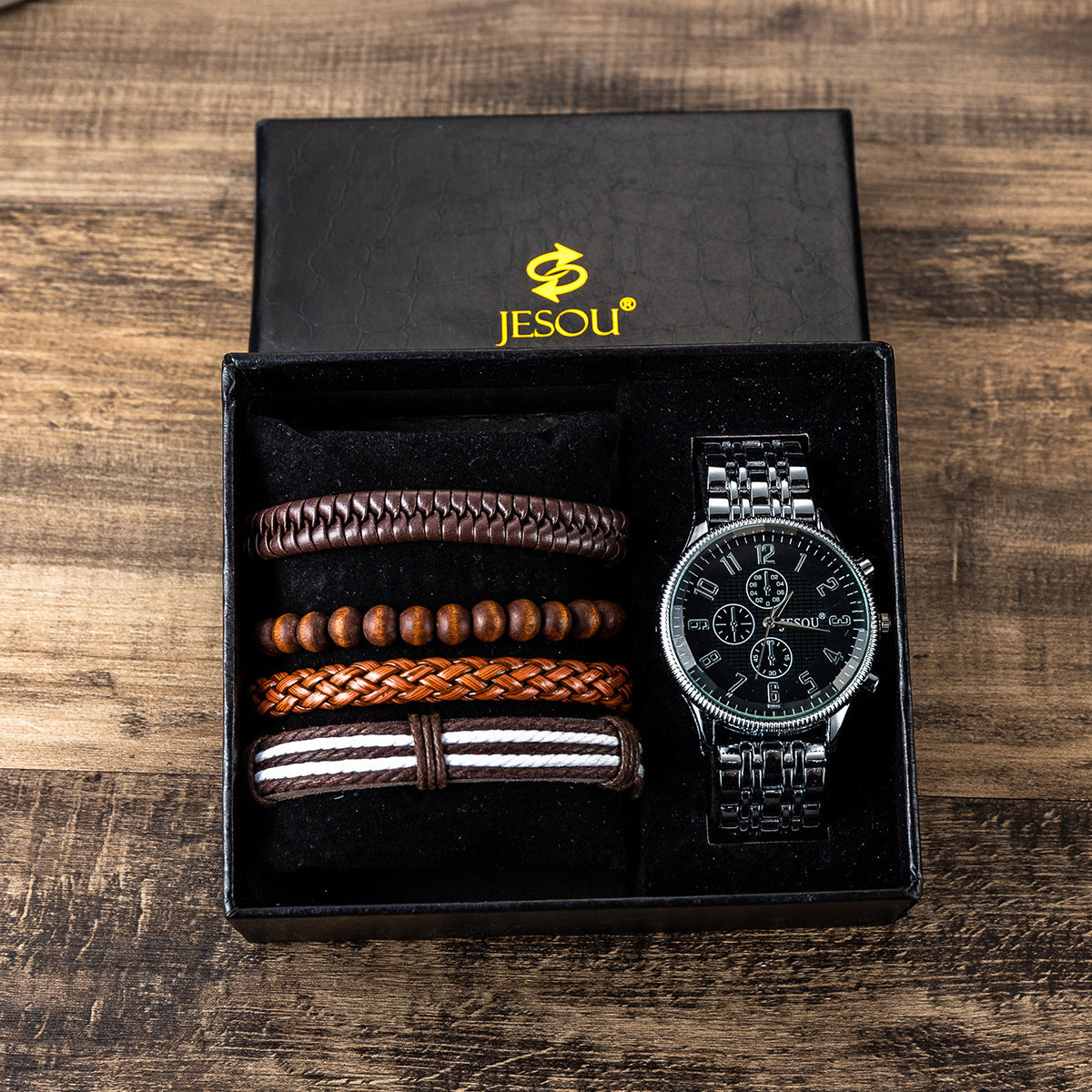 Steel band watch sport quartz watch – image 2
