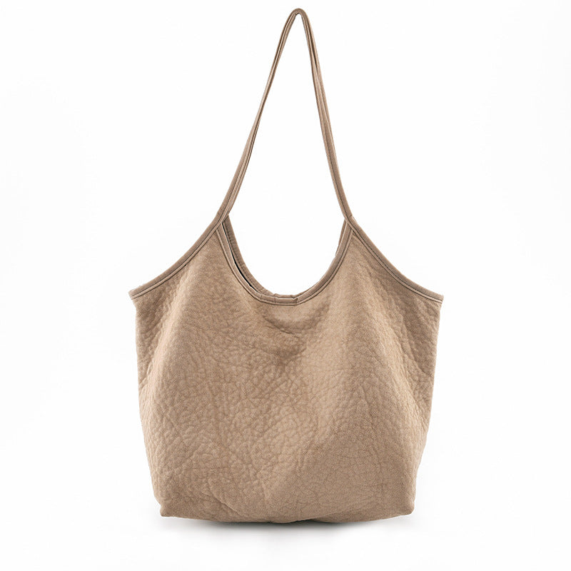 Suede cloth bag shoulder bag women bag – image 6