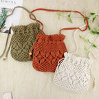 Knitted Tassel Bag Beach Women Bag woven Bag – image 3