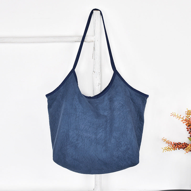 Suede cloth bag shoulder bag women bag – image 4