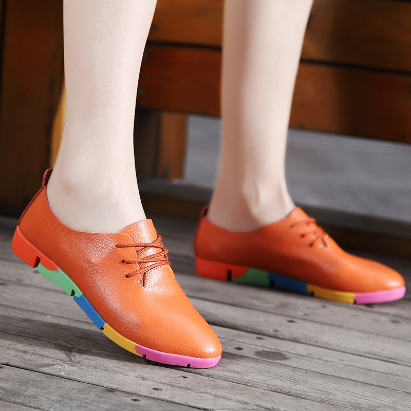 Women's Single Shoes Korean Nurse Shoes Women Casual Shoes White Shoes – image 6