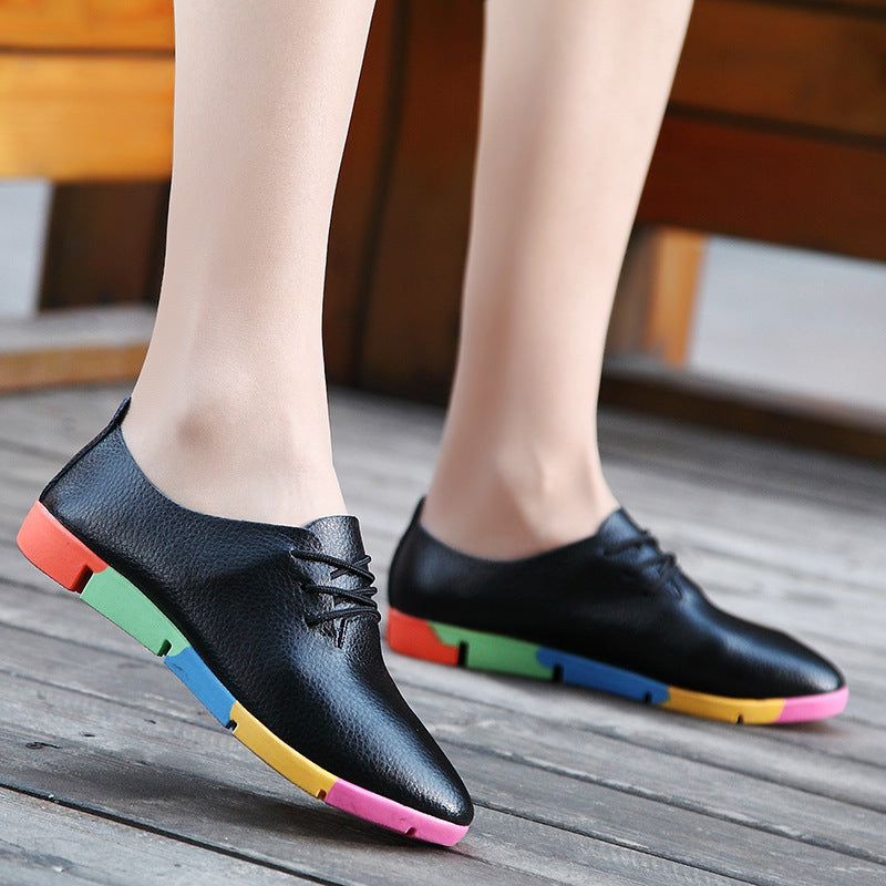 Women's Single Shoes Korean Nurse Shoes Women Casual Shoes White Shoes – image 5