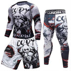 Male Sport Suit Men Running Clothes Sport Wear Yoga Set – image 11