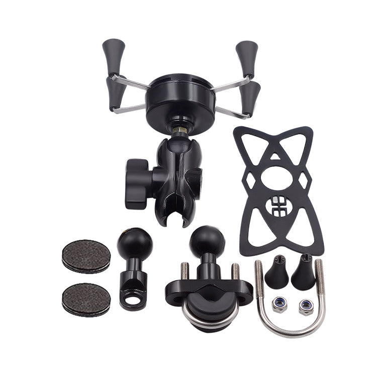 Motorcycle Mobile Phone Bracket Modification Electric Bike Bicycle Accessories Aluminum Alloy Base Bracket – image 2