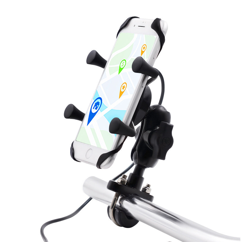 Motorcycle Mobile Phone Bracket Modification Electric Bike Bicycle Accessories Aluminum Alloy Base Bracket – image 3