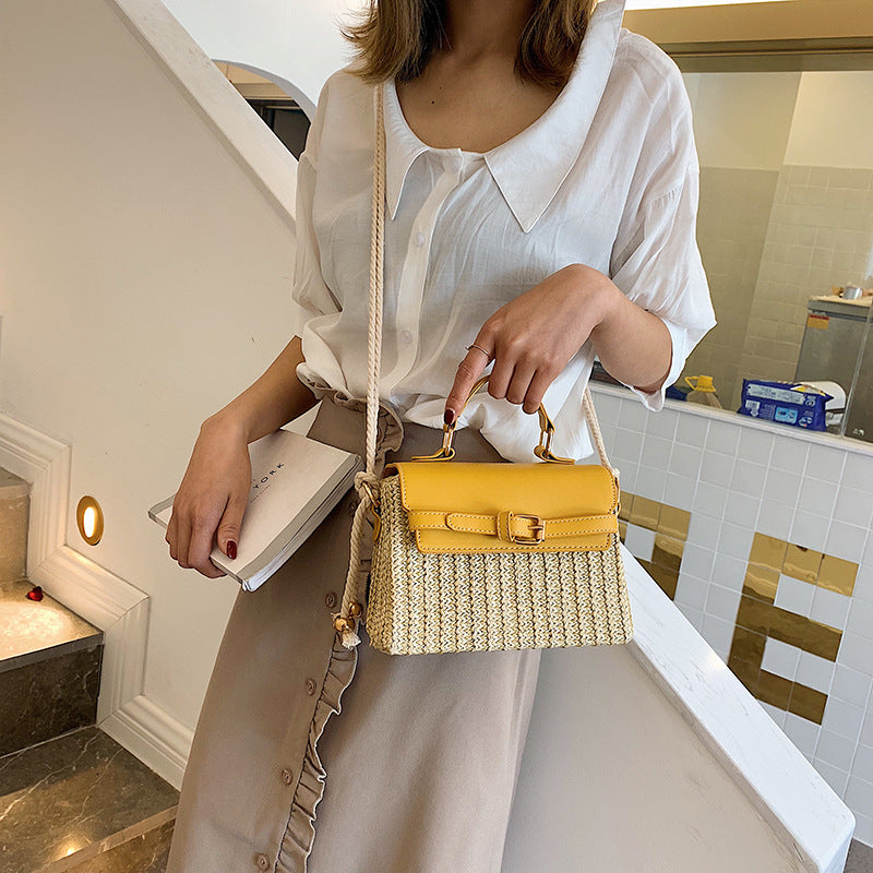 Fashion Box Rattan Women Handbags Wicker – image 2