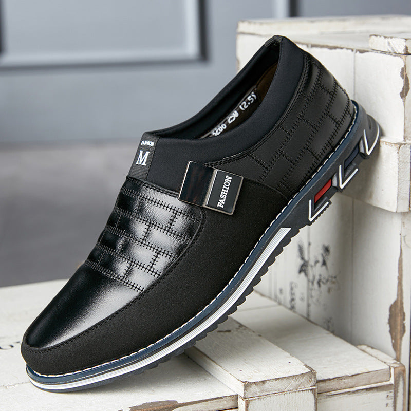 Large Size Leather Shoes Men New Casual Leather Shoes Men – image 8