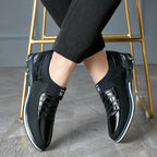 Large Size Leather Shoes Men New Casual Leather Shoes Men – image 2