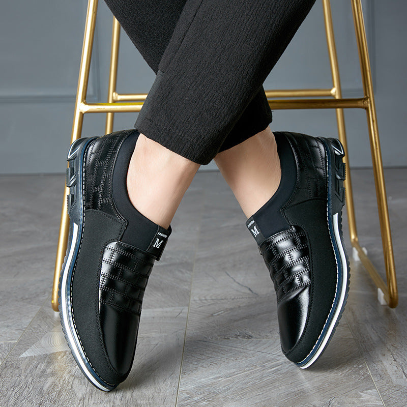 Large Size Leather Shoes Men New Casual Leather Shoes Men – image 2