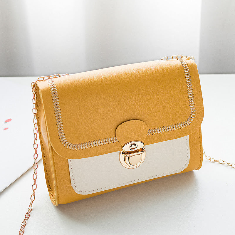 One ShoulderFashion Lock Chain Diagonal Bag – image 4
