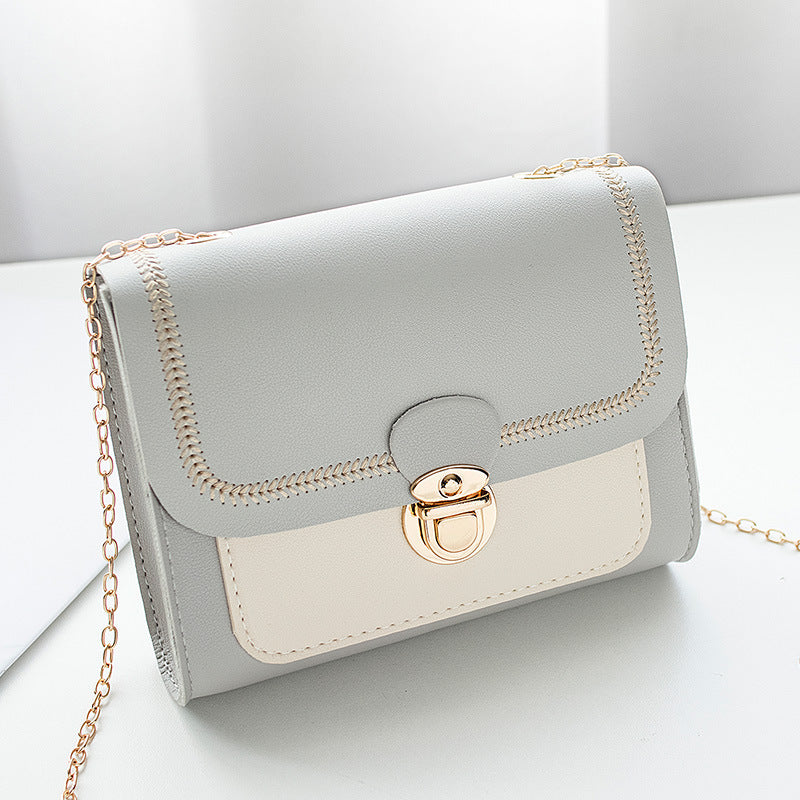 One ShoulderFashion Lock Chain Diagonal Bag – image 6