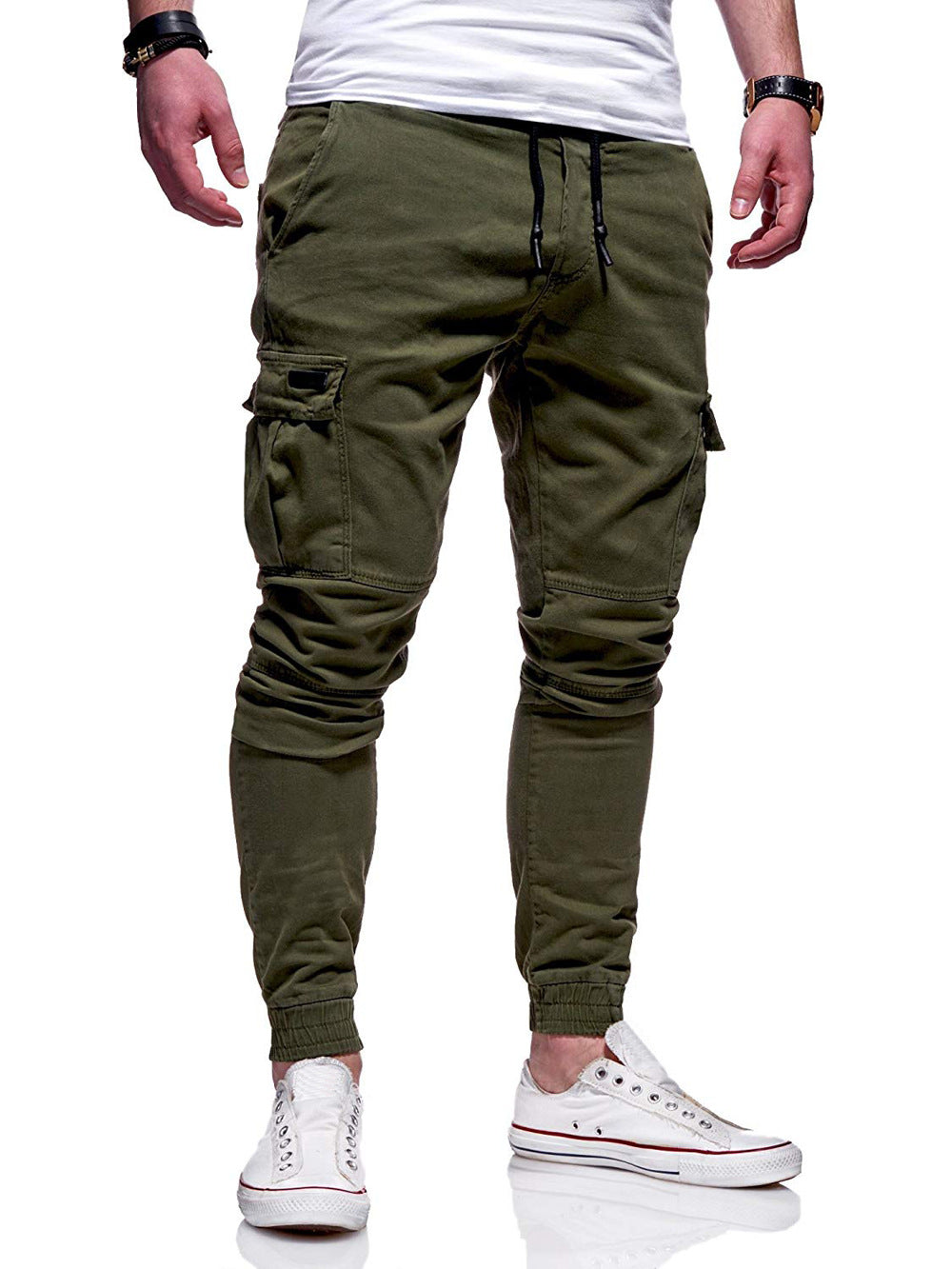 Men Jogger Pants New Fashion Sweatpants Men Fitness – image 7