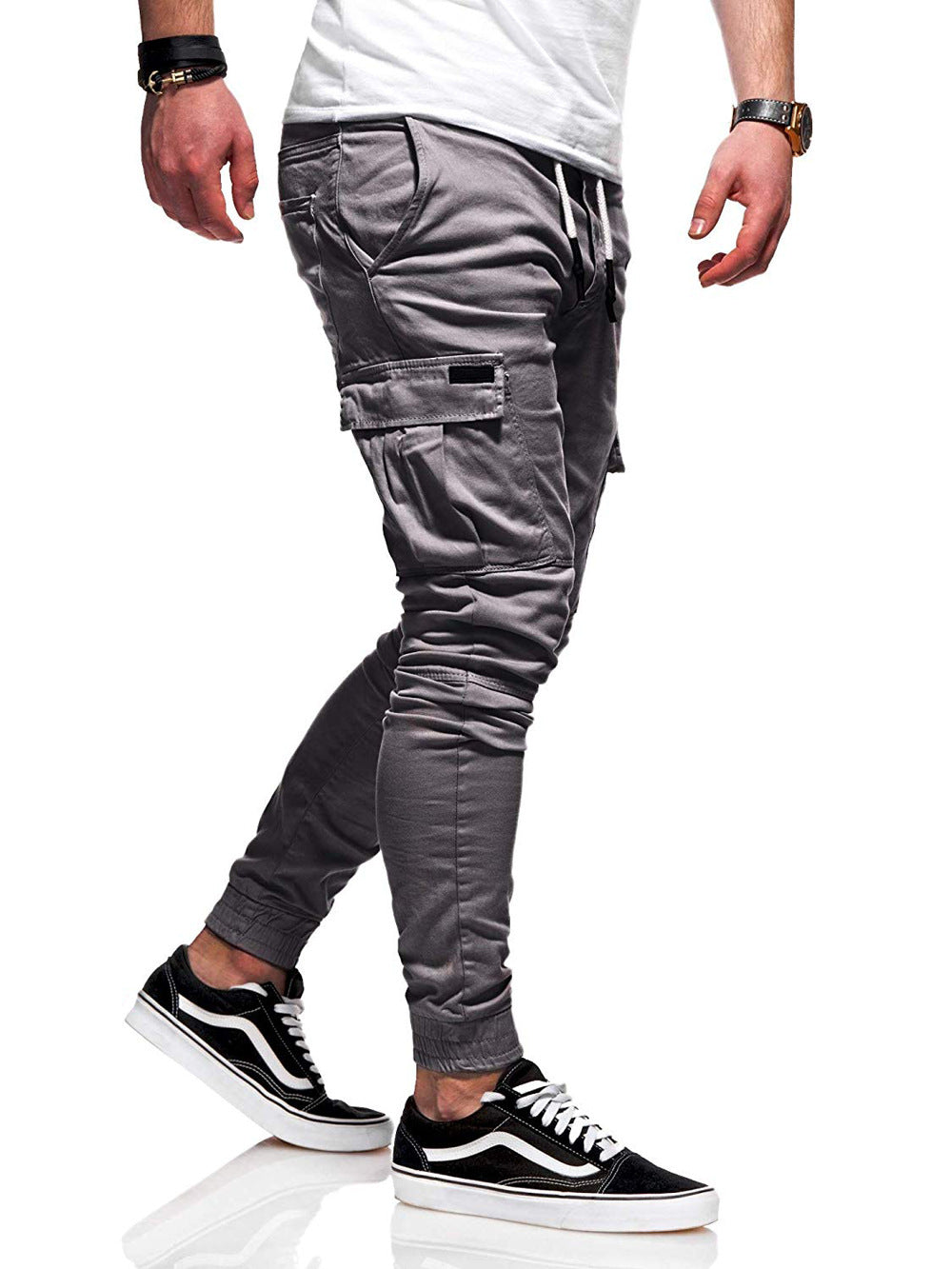 Men Jogger Pants New Fashion Sweatpants Men Fitness – image 9