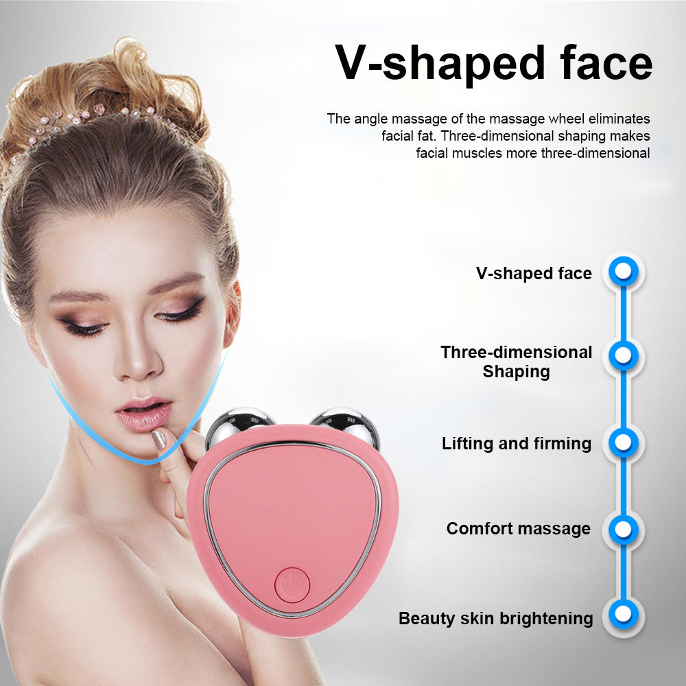 Micro Current Beauty Instrument Roller Instrument Beauty Massager Face – image 3