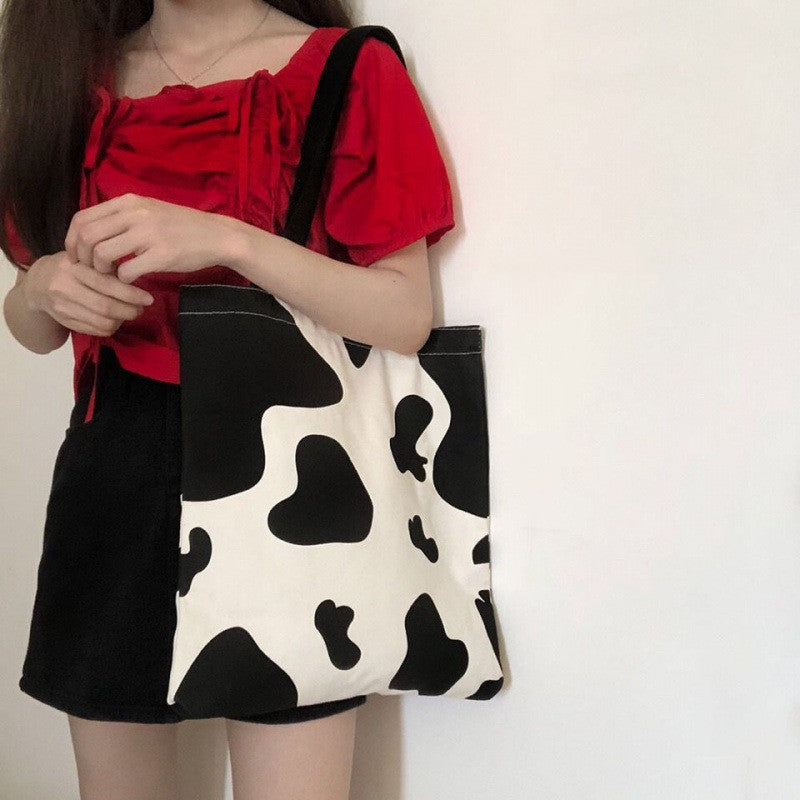 Bag Women Canvas Bag Women Shoulder Leisure Big Shopping Bag – image 5