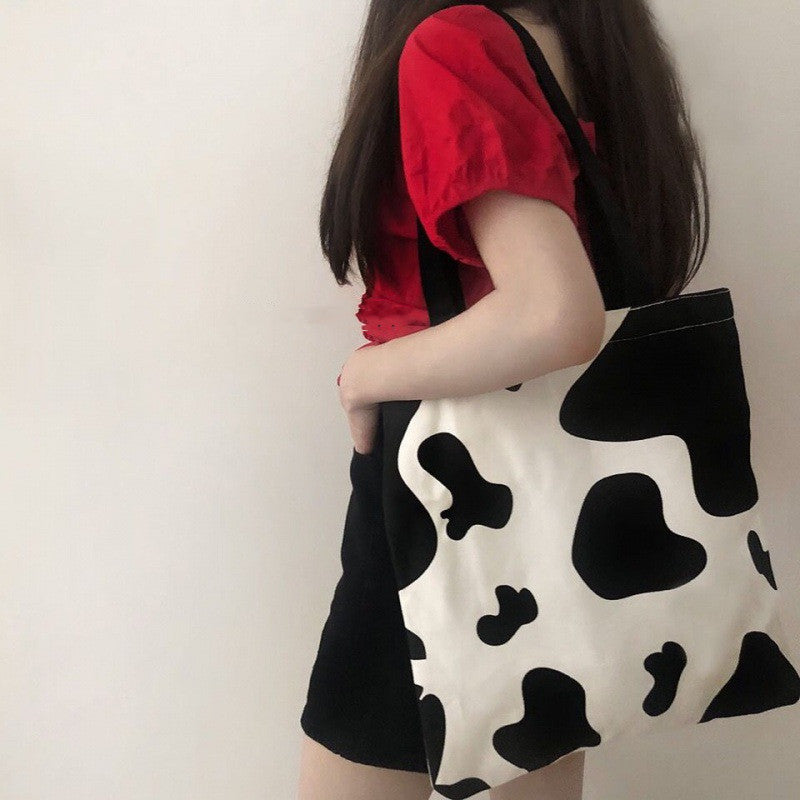 Bag Women Canvas Bag Women Shoulder Leisure Big Shopping Bag – image 4