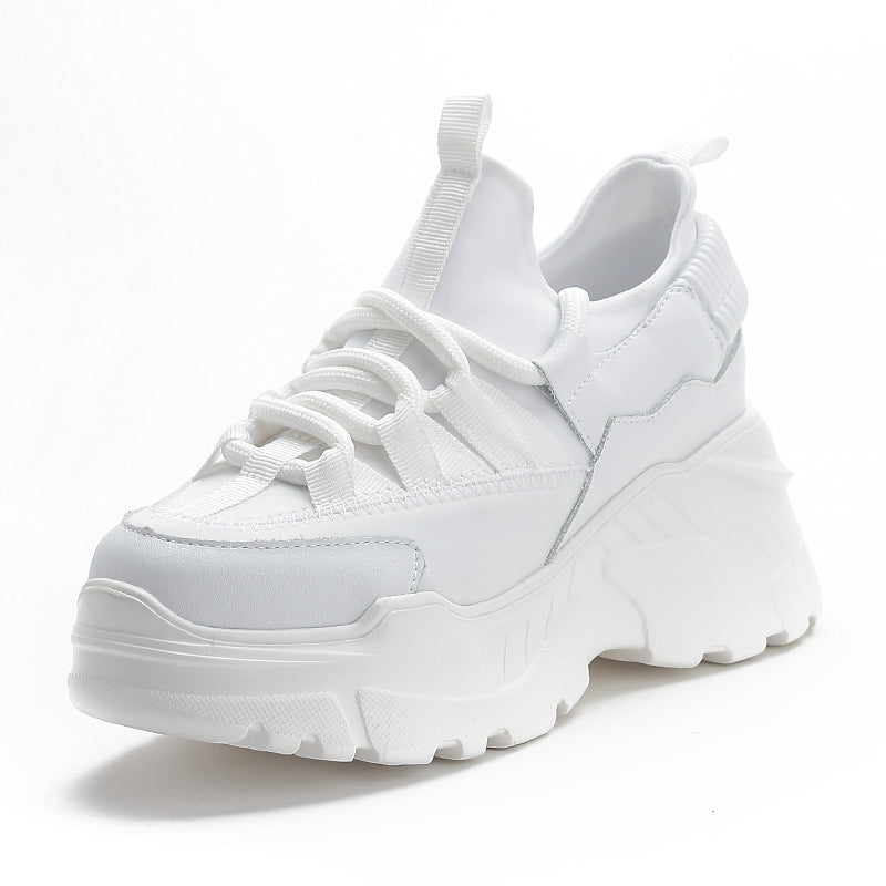Increased Daddy Shoes White Shoes Women – image 3