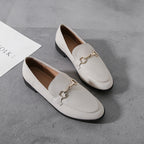Single Shoes Women New Small Leather Shoes Women British College Style Retro Large Size Women'S Shoes – image 3