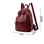 Version Of The Versatile Soft Leather Bag Simple Fashion Backpack – image 12