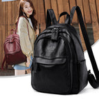 Version Of The Versatile Soft Leather Bag Simple Fashion Backpack – image 5