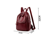 Version Of The Versatile Soft Leather Bag Simple Fashion Backpack – image 6